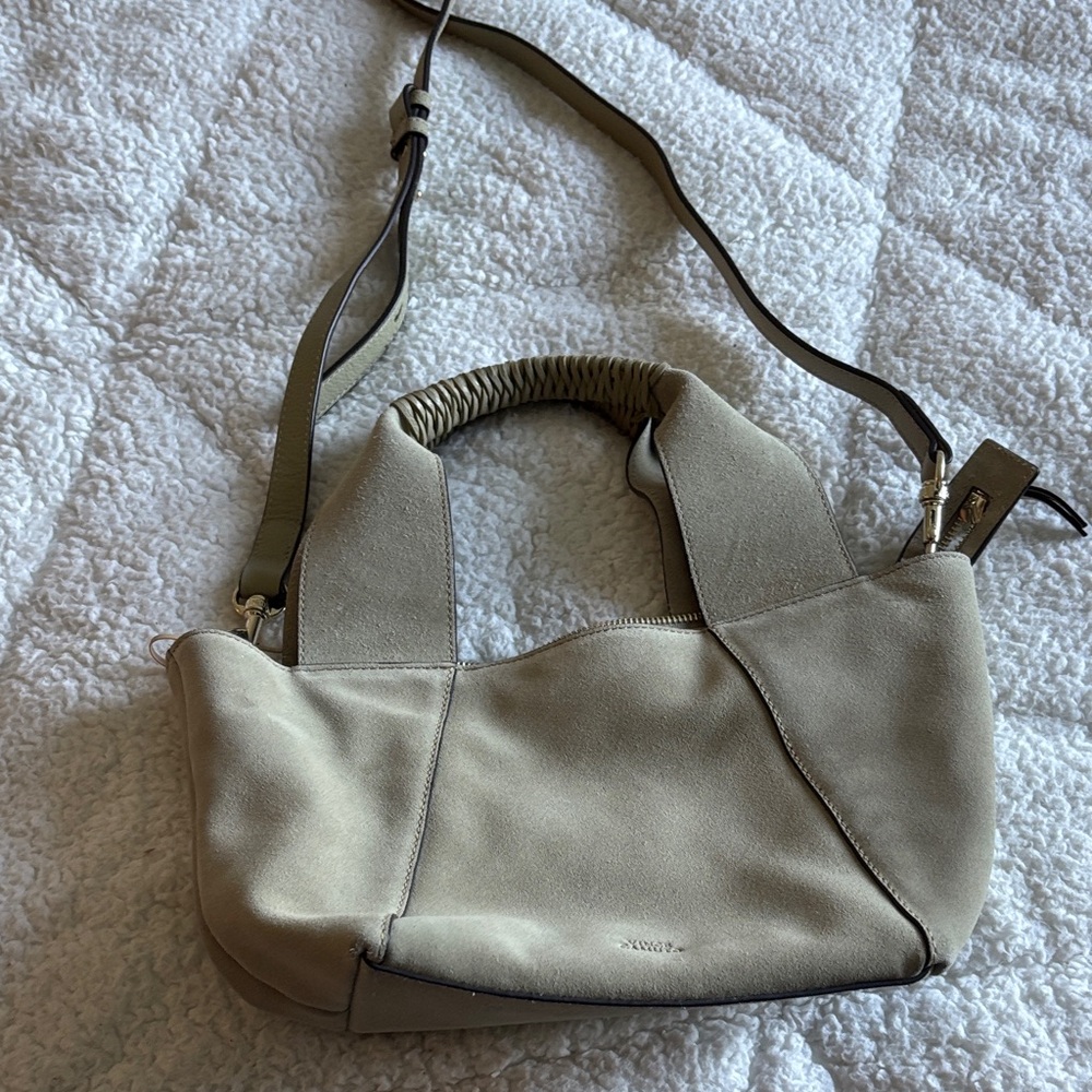 Vince Camuto Taupe Shoulder Bag